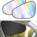3 x Car Window Shades,Car Accessories Universal Vehicle Side Window Sun Shade,UV Protection Heat Resistance Automotive Windows Sunshades,Compatible with Most SUVs,Cars,Sedan (Front Window)