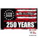 250 Anniversary Flag 3x5 Ft America Flag Double Sided Print 4th of July Independence Day Veterans Day Flags for House Indoor Yard Holiday Patriotic Banner Decor