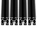 4040 T-Slot Extruded Aluminum Profile 2000mm Black - Versatile and Durable Aluminum Extrusion, European Standard Aluminum Extrusion for All Your Construction and Design Needs 4 Pack