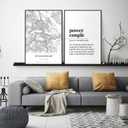 Upsimples 27x40 in Poster Frame Black 3 Pack, Scratch-Proof Picture Frames 27 x 40 for Photo Gallery - Slide-In Strips, Horizontal or Vertical Wall Mounting