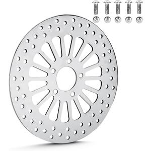 11.8" Rear Brake Rotors Disc with Bolts Fit for Harley Road King/Electra Glide/Street Glide/Road Glide 2008 2009 2010 2011 2012 2013 2014 2015 2016 2017 2018 2019 2020 2021 2022-1 Pc