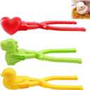 3 PCS Duck Dinosaur Heart Rice Molds for Sushi Making, Creative Animal Shape Sushi Molds, Duck Rice Ball Molds, Sushi DIY Set, 3D Onigiri Molds for Rice Balls, Sushi, Croquettes (Duck+Dinosaur+Heart)