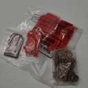 20 Set Christmas Santa Key Ornament for No Chimney Houses Vintage Metal Skeleton Charm Santas Magic Key with Santa Claus Card and Red Organza Bags for Christmas Tree Party Decoration
