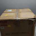 Kante 18 Inch Dia Round Concrete Planter, Indoor Outdoor Large Plant Pot with Drainage Hole and Rubber Plug for Home Patio Garden, Weathered Concrete