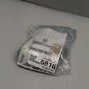 YoungsTex Green Linen Kitchen Window Curtains 40 Inch Length - Small Semi Sheer Drapes with Back Tab Rod Pocket Lightweight for Cafe Bathroom Windows, 2 Panels, 34 X 40 Inch