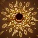 Solar Lanterns Outdoor Waterproof Bee Garden Decor Gifts for Women Mom Grandma Hanging Solar Lights Metal Solar Decoration Outside for Yard,Patio,Backyard,Porch