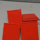 Tamales Masa Spreaders - Kitchen Utensils - Easy Grip Ergonomic Handle by Mindful Design (4 Pack, Red)