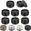 Furniture Risers Bed Risers Heavy Duty 1 inch, 2 inch, 3 inch, 4 inch Round Adjustable Bed Lifts Riser for Desk Legs Table Couch Sofa Chair Refrigerator Washing Machine (1 Inch, Black, 8 Pack )