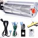 GFK4B Blower Fan Kit for Heatilator NDV4236I, Temco, Majestic, Lennox, Monessen, CFM, Vermont Castings Fireplaces, Rotom HB-RB74K R7-RB74K. FK4 GFK4A GFK4 Heatilator Fireplace Replacement Parts.