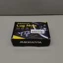 MIKKUPPA M12x1.5 Black Lug Nuts - Replacement for Ford Fusion Focus Escape, Honda Accord Civic CRV, Chevy Cruze Malibu, Jeep Compass Patriot Aftermarket Wheel, 20pcs Closed End Tire Nuts