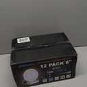 VOLISUN 12 Pack 6 inch Recessed Lighting, 5CCT LED Recessed Light with Junction Box, 2700K-5000K Selectable, 13W Eqv 120W, 1080LM Dimmable Canless Wafer Downlight, LED Ceiling Light ETL Certificated (White)