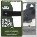 EXPAWLORER Anti Slip Dog Socks to Prevent Licking Paws, Shoes for Hot Pavement, Dog Booties for Dogs, Traction Control Boots & Paw Protectors for Hardwood Floors Army Green, Small