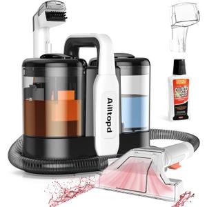 Portable Carpet & Upholstery Spot Cleaner, 15KPa Powerful Suction Upholstery Cleaner Machine (White)