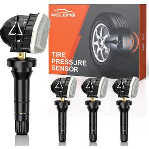 Tpms Sensor, 433MHZ Tire Pressure Sensor for Chevrolet/Buick/Cadillac/GMC Acadia Sierra 2016-2022, Pre-Programmed TPMS Sensors 13598773 13589601 13506028 13594222 4 PCS