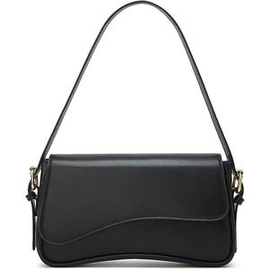 Shoulder Bag for Women Y2K Trendy Purse Vegan Leather Hobo Handbags Clutch Saddle Bag with 2 Removable Strap