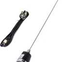 HYS Dual Band NMO Antenna, 144/430Mhz UHF VHF 21inches Antenna with 4meter(13.1ft) PL259(UHF Male) RG58 Coax Cable Bracket Mount for Yaesu Motorola ICOM Kenwood Truck Car Mobile Radio Transceiver