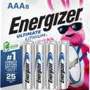 Energizer Ultimate Lithium AAA Batteries (8 Pack), Lithium Triple A Batteries