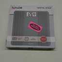 Taylor Glass Textured Paint Herringbone Design Digital Bathroom Scale, Gray, 5273274