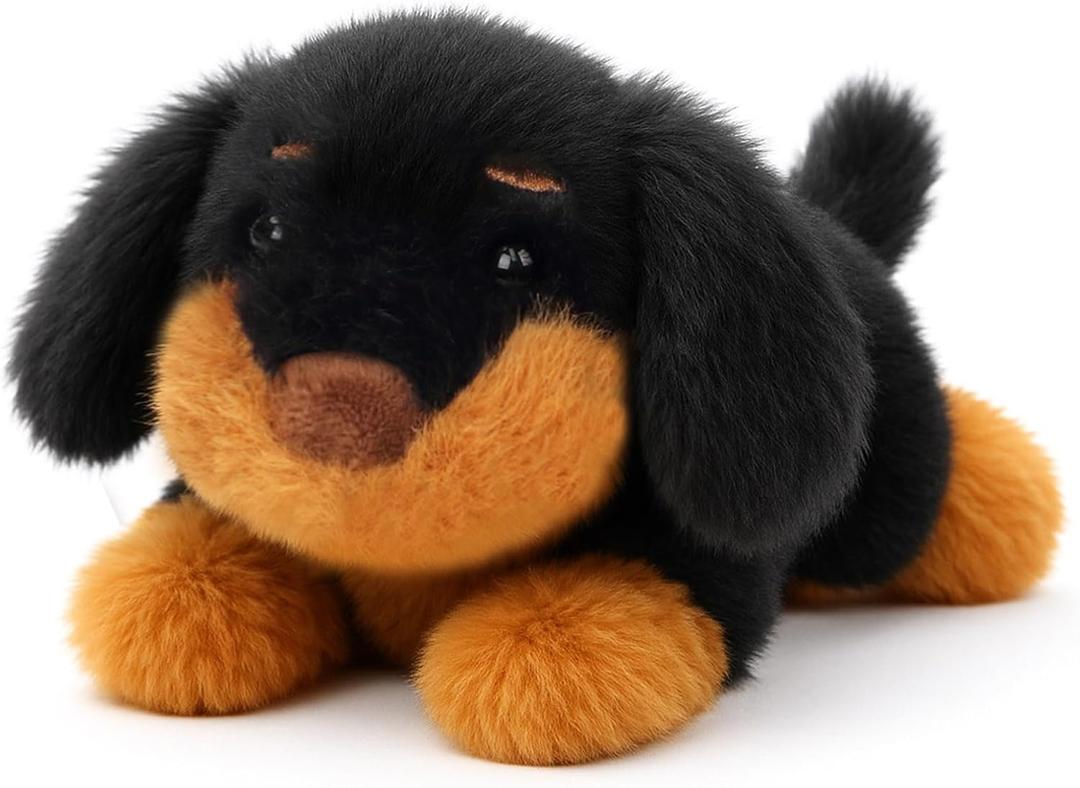 Adorable Plush Dachshund Dog Stuffed Animal Soft Plush Toy Cute Birthday Gifts for Boys Girls Kids Toddlers