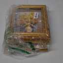 Splinterix 8x10 Gold Picture Frame, Photo Frame for Wall or Tabletop Display, 4 Pack Ornate Vintage Picture Frames with Real Glass, Display Poster 5x7 with Mat or 8x10 without Mat for Antique Décor