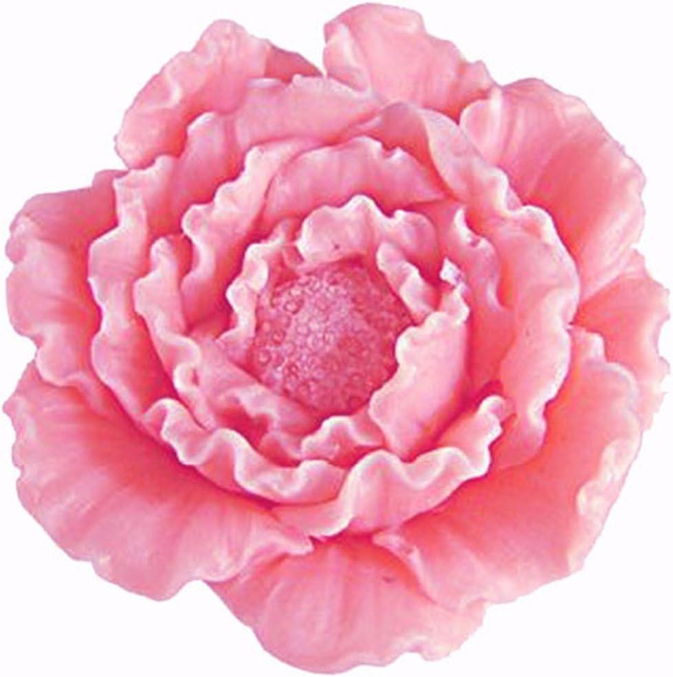 Mujiang 3D Peony Flower Cake Decorating Silicone Jello Sugar Chocolate Fondant Molds