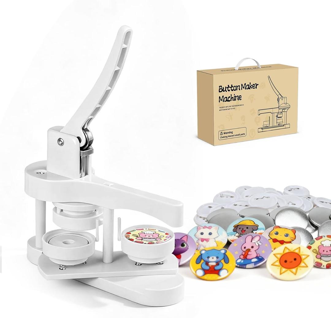 2026 Liter 3-in-1 Meter Meter (White, 58mm) with 50 Push-Thru Parts, No Assembly and Hipster Cutter (White) (58mm)