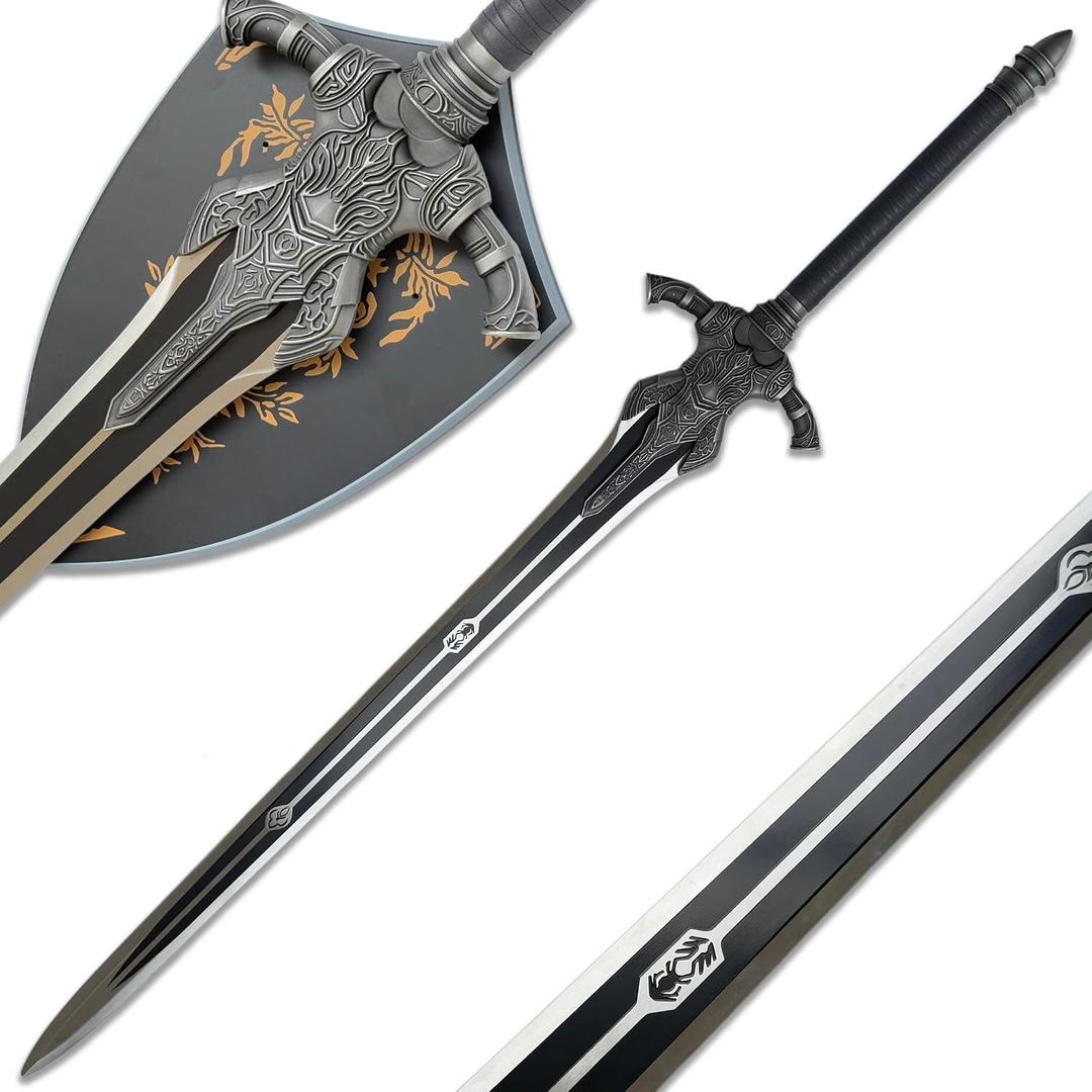 The Big Sword from Artoria in the DS Game, Wolf Knight Sword, All Metal, 42.91 inches, Cosplay， Decoration, Collection, Gifts