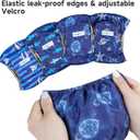 Male Dogs Diapers Belly Bands(4Pack), Washable Reusable Male Boy Doggy Wraps Panties for Doggie Puppy Pooping Potty Training Incontinence Marking Medium
