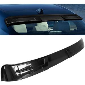 MotorFansClub Roof Window Wing Rear Spoiler Fit for Camry 8th 9th SE XSE L LE XLE Hybrid 2018 2019 2020 2021 2022 2023 2024 2025 M Style, Trunk Spoiler Lip Glossy Black