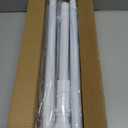 Barcetine 5ft Stainless Steel Flag Pole for House, Tangle Free Design with Two-Position Bracket, White, for 3x5 American Flag, Outdoor Use