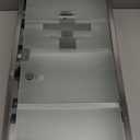 Timgle First Aid Wall Cabinet with Lock Medicine Wall Mounted Bathroom Storage Hanging Medical Cabinet with Safety Glass Door for Bathroom(2 Shelves, Silver)