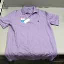 Izod Men's Advantage Performance Short Sleeve Fashion Polo Shirt (Purple, S)