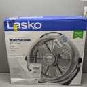 Lasko Wind Machine Fan, Air Circulator Fan with 3 Speeds, 20" Model 3300, Gray