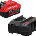 CRAFTSMAN V20 Battery and Charger, for Power Tool Kits and Outdoor Tools, 4.0 Ah, Lithium Ion Battery (CMCB204-CK)
