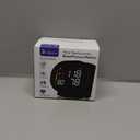 Wrist Blood Pressure Monitor for Home Use - Upgraded Large LED Screen, Dual User 240 Memories with Carrying Case, Voice Broadcast, Adjustable bp Cuff (13.5-19.5cm) - Black