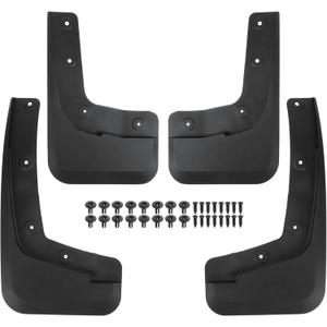 Mud Flaps Splash Guards for Ford for Ranger 2024 2025 (Not for Raptor) Pre-Drilled Fender Guards Mud Guards