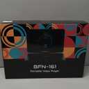 17.5" Portable DVD Player with 15.6" Large HD Screen, 6 Hours Rechargeable Battery, Support USB/SD Card/Sync TV and Multiple Disc Formats, High Volume Speaker, Black