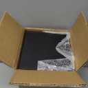 Wooden Storage Box Rustic Desktop Organizer with 3 Drawers Office Desk Accessories Shelf Small Craft Storage Containers Apothecary Cabinet and Chest Jewelry Holder for women(BLACK)