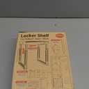 Locker Organizer Shelf Adjustable Width and Height , Ideal Locker for School, Office, and Gym Lockers (Blue 2 Pack)