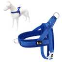 Plutus Pet No Pull Dog Harness with Breathable Mesh Padded, Adjustable Reflective Escape Proof Dog Harness, Quick Fit Dog Vest Harness for Small Medium Large Dogs(M, Navy Blue)