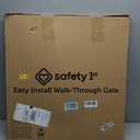 Safety 1st Easy Install Walk Thru Baby Gate for Doorway With Door, Dog Gates, Fits 29"-38", Easy Install 28" Tall, White
