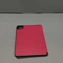 Tablet Cover for Apple iPad Pro 11 1st 2nd 3rd 4th(2018 2020 2021 2022 Release),Folio Stand Lightweight Sleep/Wake Up Leather Case for Apple iPad Pro 11 Gen 1 2 3 4 11" (TPU-Peach Red)