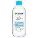 Garnier Micellar Water For Waterproof Makeup, Hydrating Facial Cleanser & Makeup Remover, Suitable for Sensitive Skin, Vegan, Cruelty Free, 13.5 Fl Oz (400mL), 1 Count