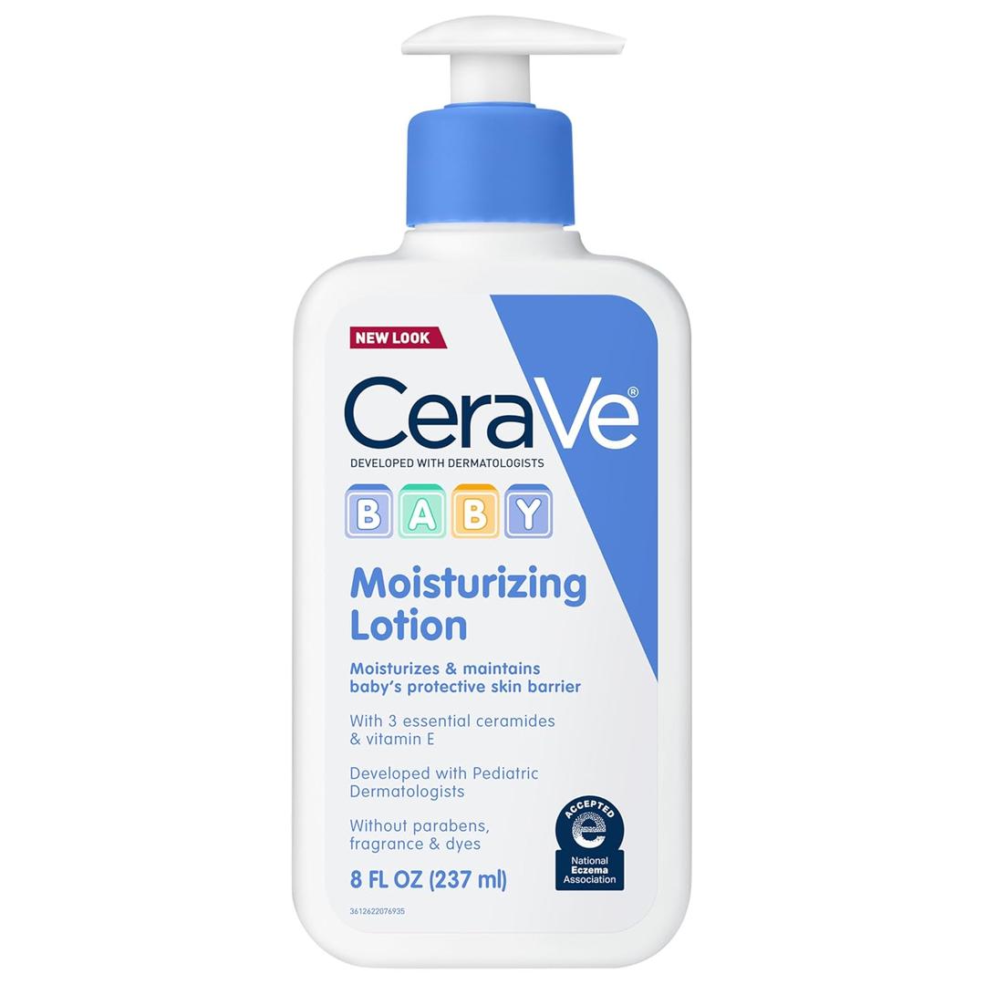 CeraVe Daily Moisturizing Lotion | 8 Ounce | Face & Body Lotion for Dry Skin with Hyaluronic Acid | Fragrance Free