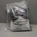 YND Men's 3 Piece Tuxedo Set with Bow Tie, Slim Fit One Button Shawl Lapel Suit Blazer Vest Pants, for Wedding Prom Dinners (Medium, Black Collar White)