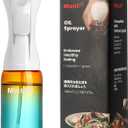 Mistifi glass Oliver Oil Sprayer for cooking, Spray bottle 6oz, Non-Aerosol Refillable Dispenser Oil Mister PS635