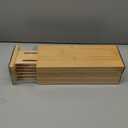 SpaceAid Bamboo Dresser Drawer Dividers 6 Pack, 4.65 High Adjustable 12.5-17 Drawer Organizers, Expandable Organization for Clothing, Clothes, Dressers, Natural