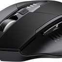 INPHIC Wireless Mouse Rechargeable, Battery Visible, 2400 DPI, 6 Buttons, Ergonomic Large Mouse for Laptop, Computer, Mac, PC etc.