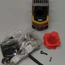 GRANTLEY Remote Control RC Forklift Cranes, Engineering Vehicle Fork Truck, 2 in 1 Transform Lift Fork & Hook, w/Boxes/Sound and Light, Forklift Toy RC Construction Vehicles Toy Gift for Kids