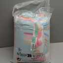 Btargot Lightweight Soft 3 Piece Rainbow Comforter Set with 2 Pillow Covers, Cartoon Love Hearts Suns and Stars Bedding Set for Girls Boys Kids, Full Light Blue